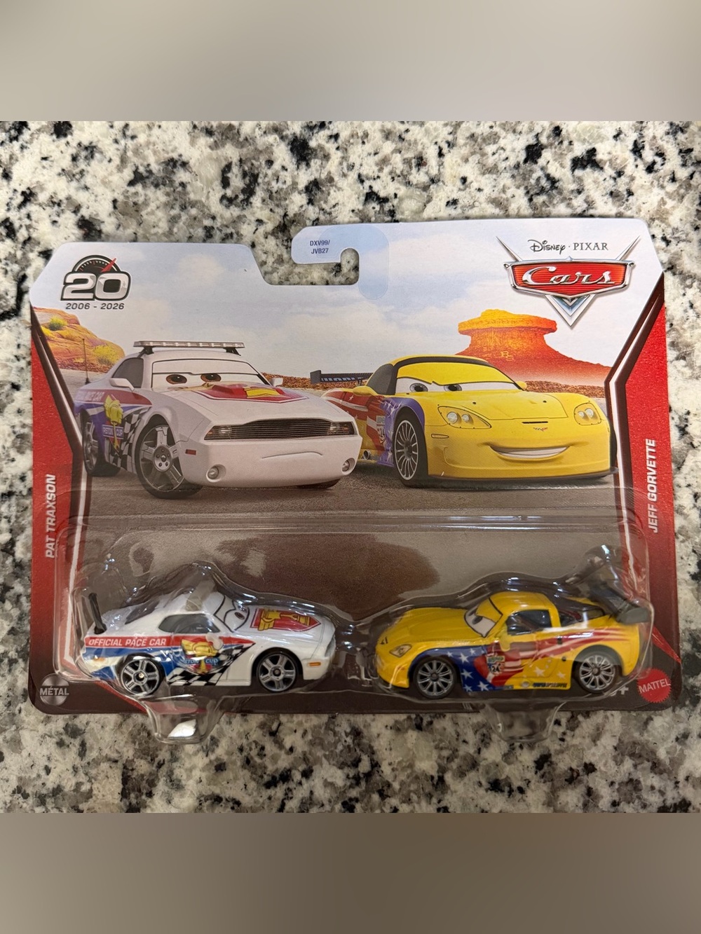 Pat Traxon 2-Pack Disney Pixar Cars Die-Cast Metal Toy Cars